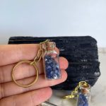 Sodalite Key Chain Bottle - Utensils