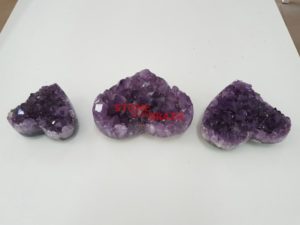 Druzes Amethyst Heart ( Extra quality) - Home Decor