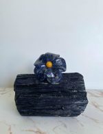 Sodalite Flower Napkin Holder - Untensils
