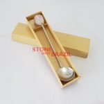 Rose Quartz Sugar Spoon - Utensils