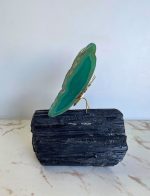 Green Dyed Agate Butterfly - Home Decor - Image 2