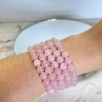 Rose Quartz Ball - Bracelets