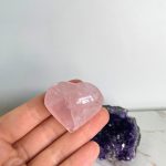 Rose Quartz Heart - Decorations