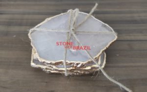 Rose Quartz Glass Coaster - Utensils