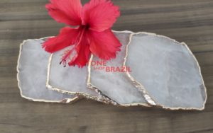 Rose Quartz Glass Coaster - Utensils - Image 2