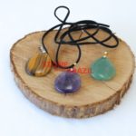 Amethyst, With Two Pendants - Necklaces