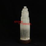Raw Selenite Lamp - Utensils