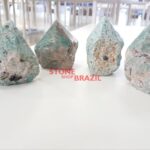 Amazonite Point Only Top Polished - Home Decor