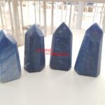 Blue Quartz Polished Point - Home Decor