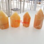 Yellow Calcite Polished Point - Home Decor