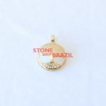 Moon Metal Tree Stone - Pendants
