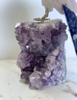 Rose Quartz Bird with Amethyst Base - Home Decor - Image 4