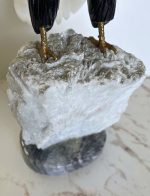 Onyx Eagle with Amethyst Base - Home Decor - Image 5